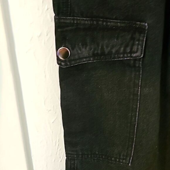 Mumubreal Black Cargo Jeans, Size XXL,  NWOT - Picture 3 of 10